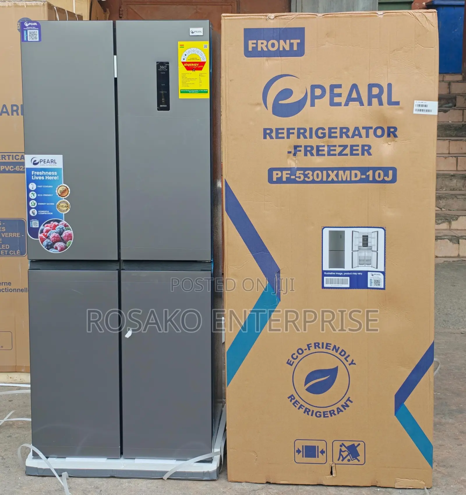 Pearl PF-530IXMD-10J French Door Refrigerator