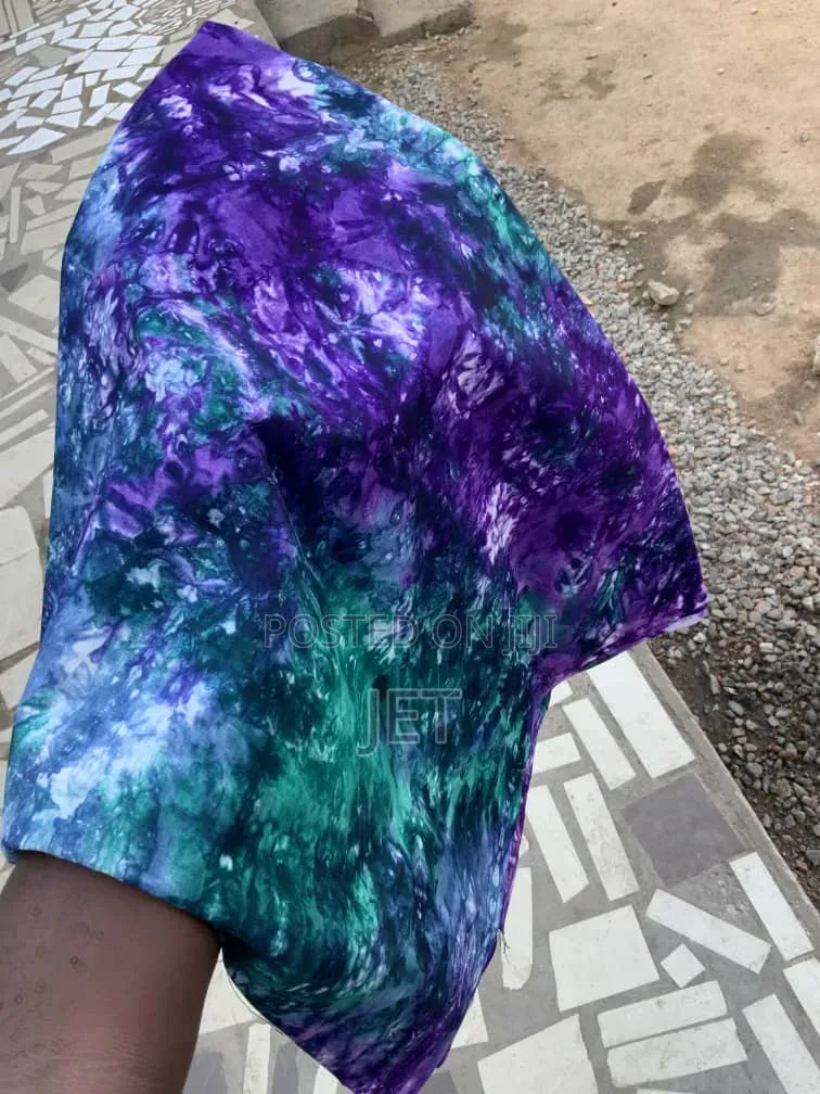 *Galaxy Tie-Dye Fabric • Premium Quality •