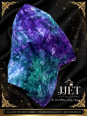 *Galaxy Tie-Dye Fabric • Premium Quality •