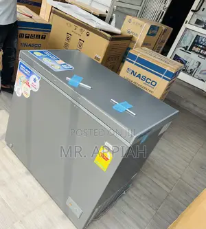 Low Noise Nasco Single Door Chest Freezer(Nas230sk)Gray