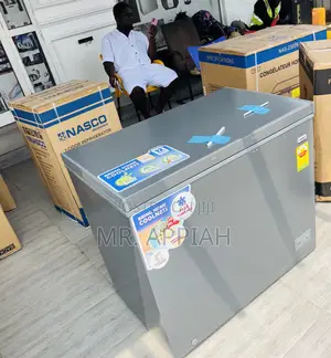 198Liters Chest Freezer(Nasco Single Door)Gray.