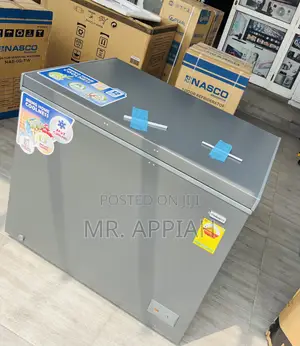 198Liters Chest Freezer(Nasco Single Door)Gray.
