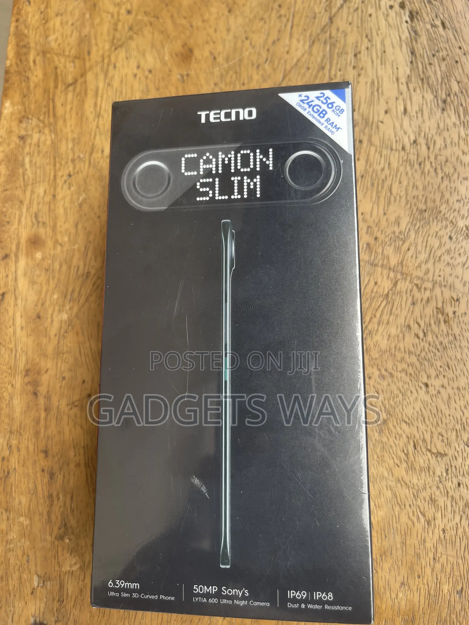New Tecno Camon Slim 256 GB Black