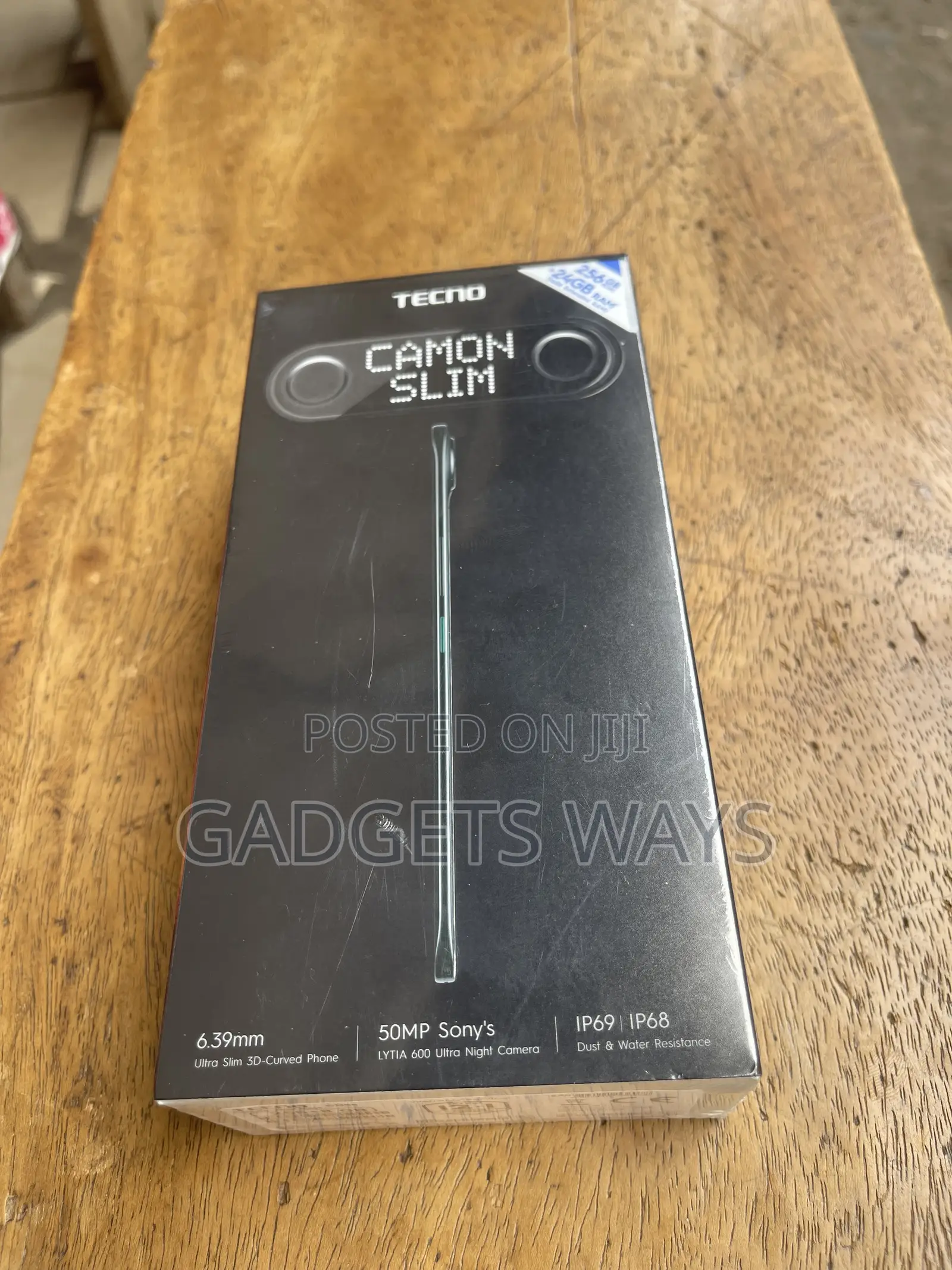 New Tecno Camon Slim 256 GB Black