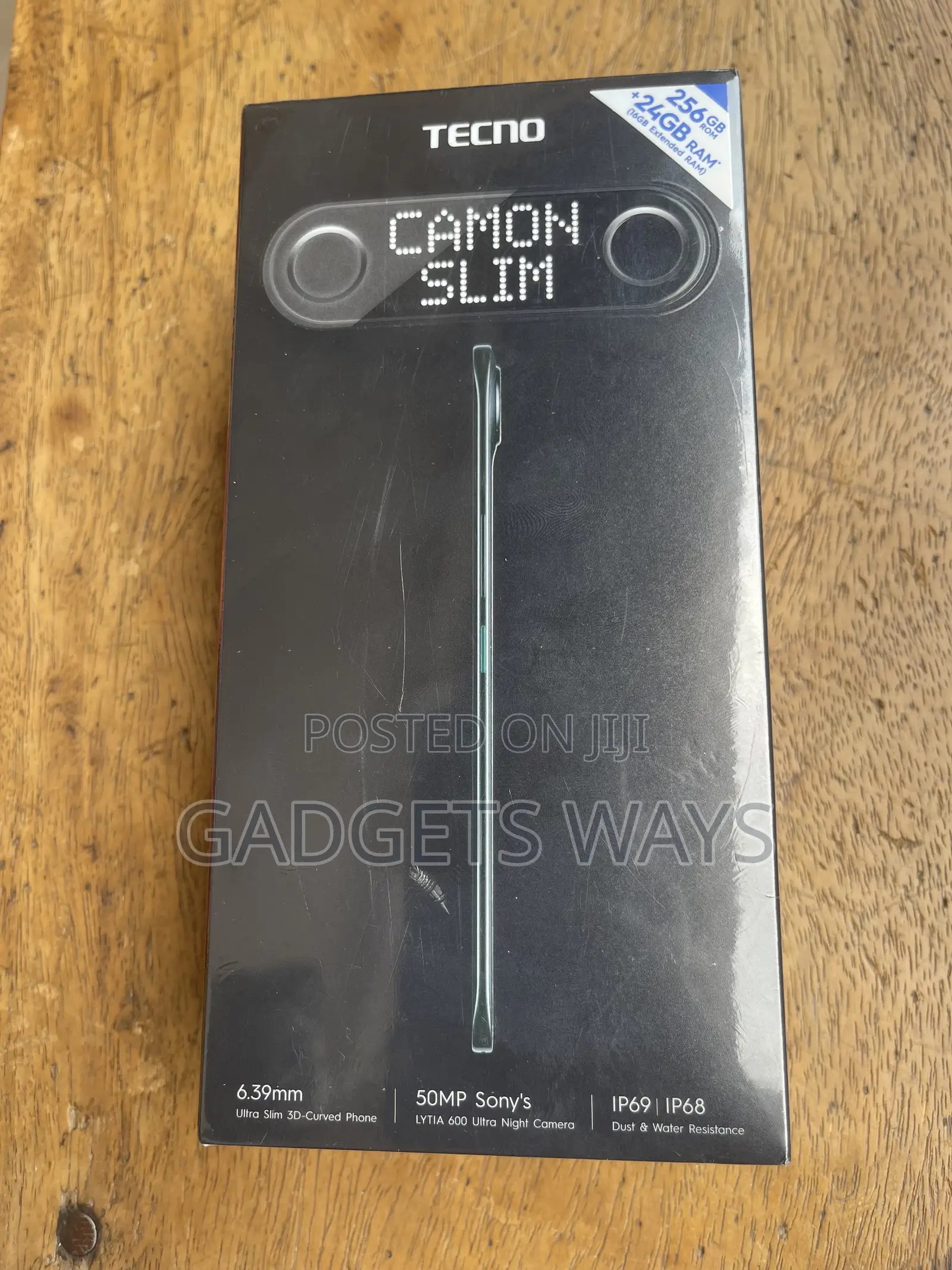 New Tecno Camon Slim 256 GB Black