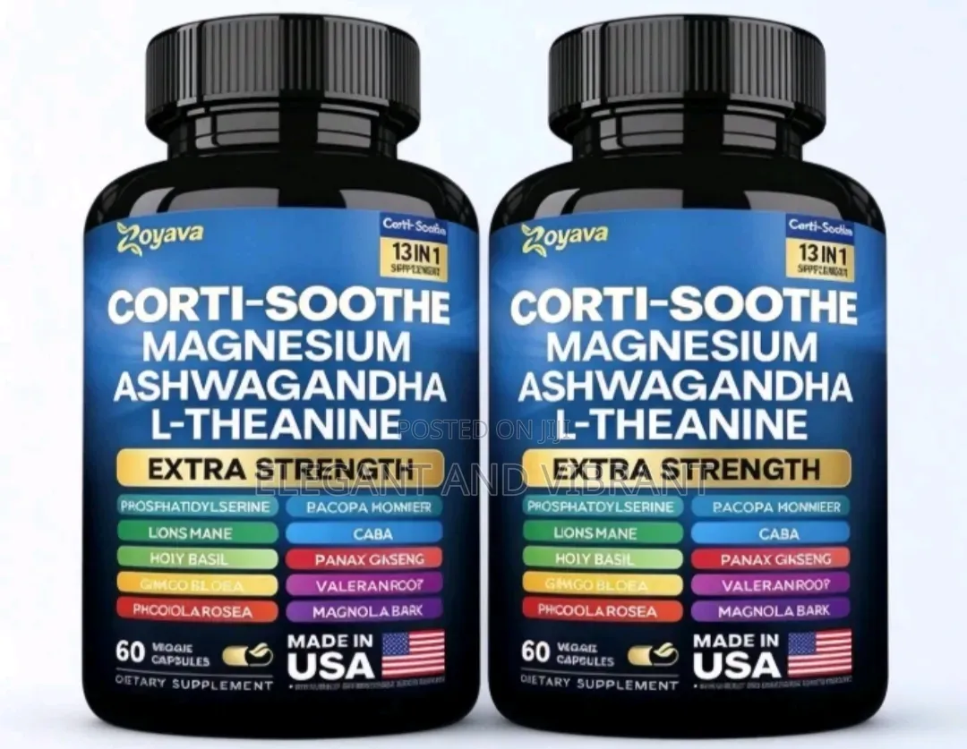 Corti-Calm Magnesium Ashwagandha L-Theanine 60ct