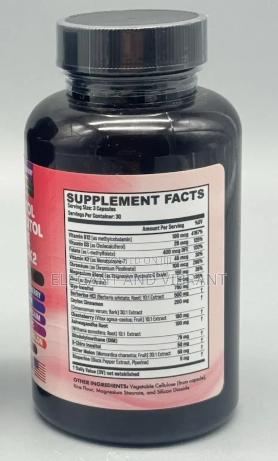 Myo-Inositol, D-Chiro, Berbrine, K2 & D3 Complex All-in-One Supplement
