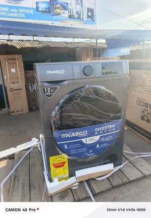 Nasco 12KG Front Load Washing Machine.