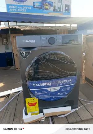 Nasco 12KG Front Load Washing Machine.