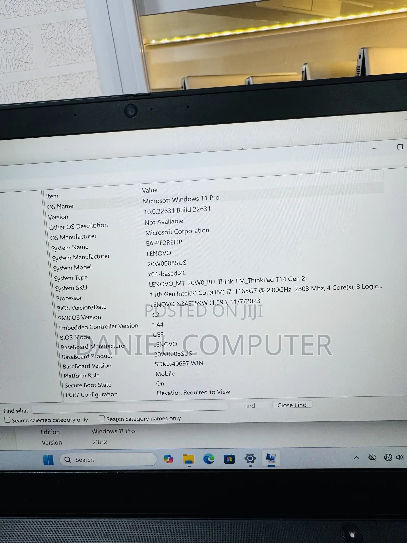 Laptop Lenovo ThinkPad T14 G2 16GB Intel Core i7 SSD 512GB