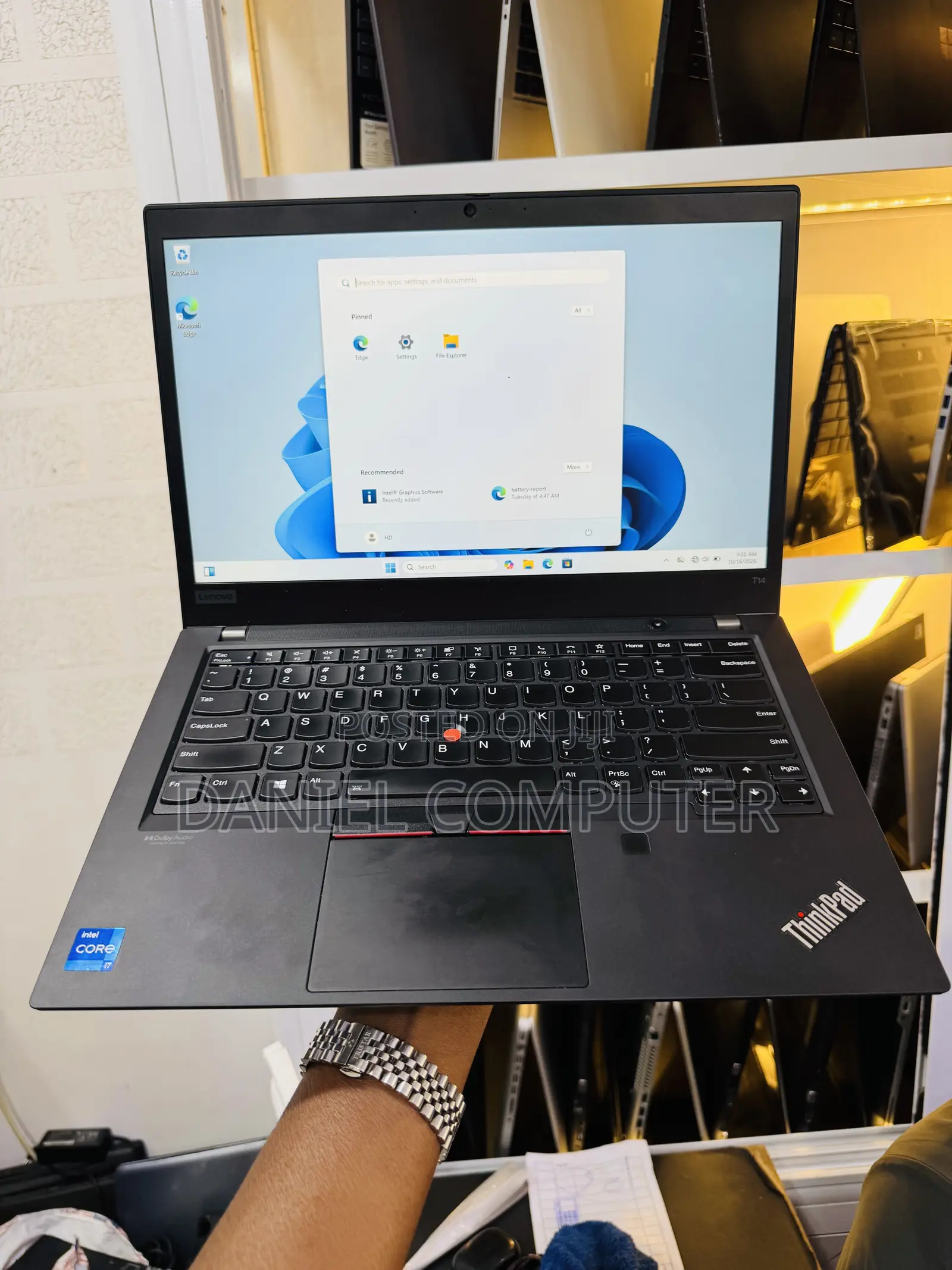 Laptop Lenovo ThinkPad T14 G2 16GB Intel Core i7 SSD 512GB