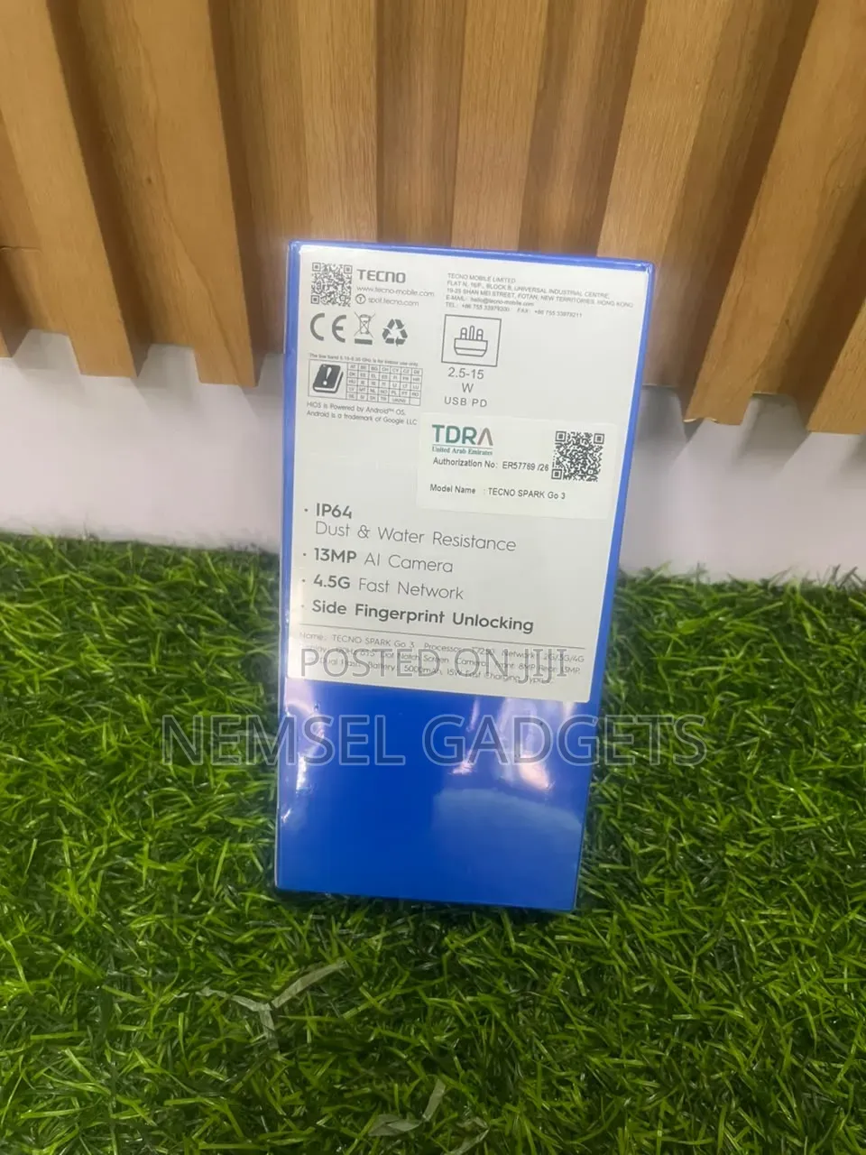 New Tecno Spark Go 3 64 GB Black
