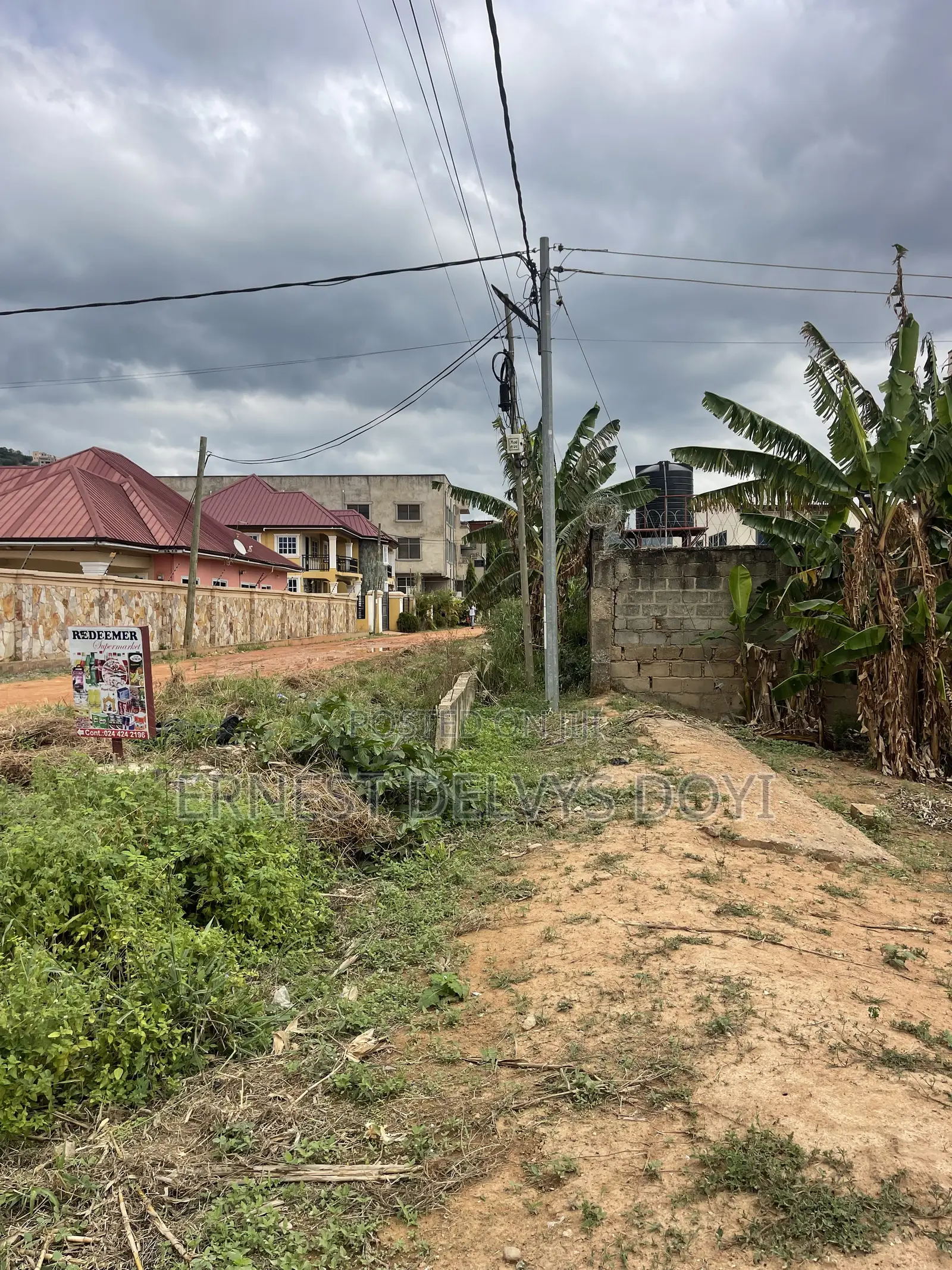 Titled Roadside Land for Sale at Abokobi