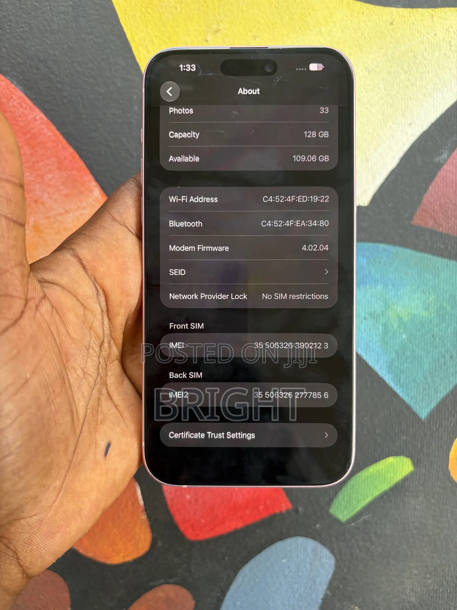 Apple iPhone 15 Plus 128 GB Pink
