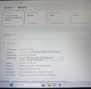Laptop Dell XPS 17 9710 64GB Intel Core i9 SSD 2T
