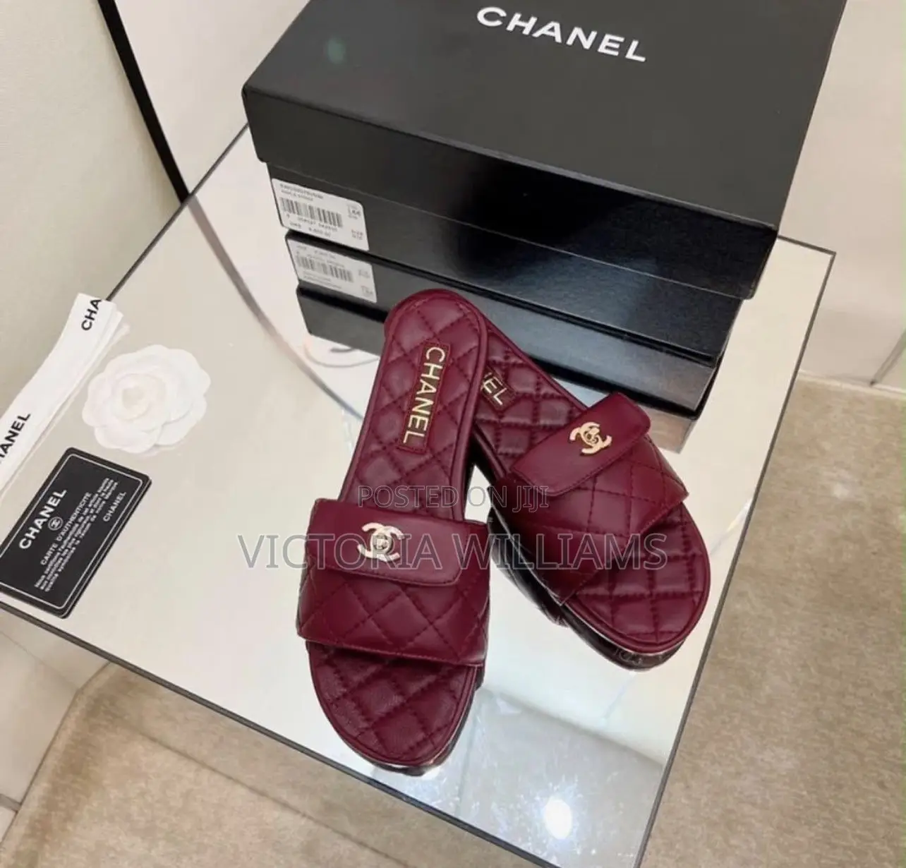 Ladies Luxury Chanel Slipper