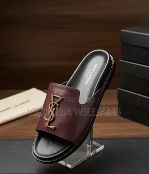 (YSL) Lido Flat Slide Slippers