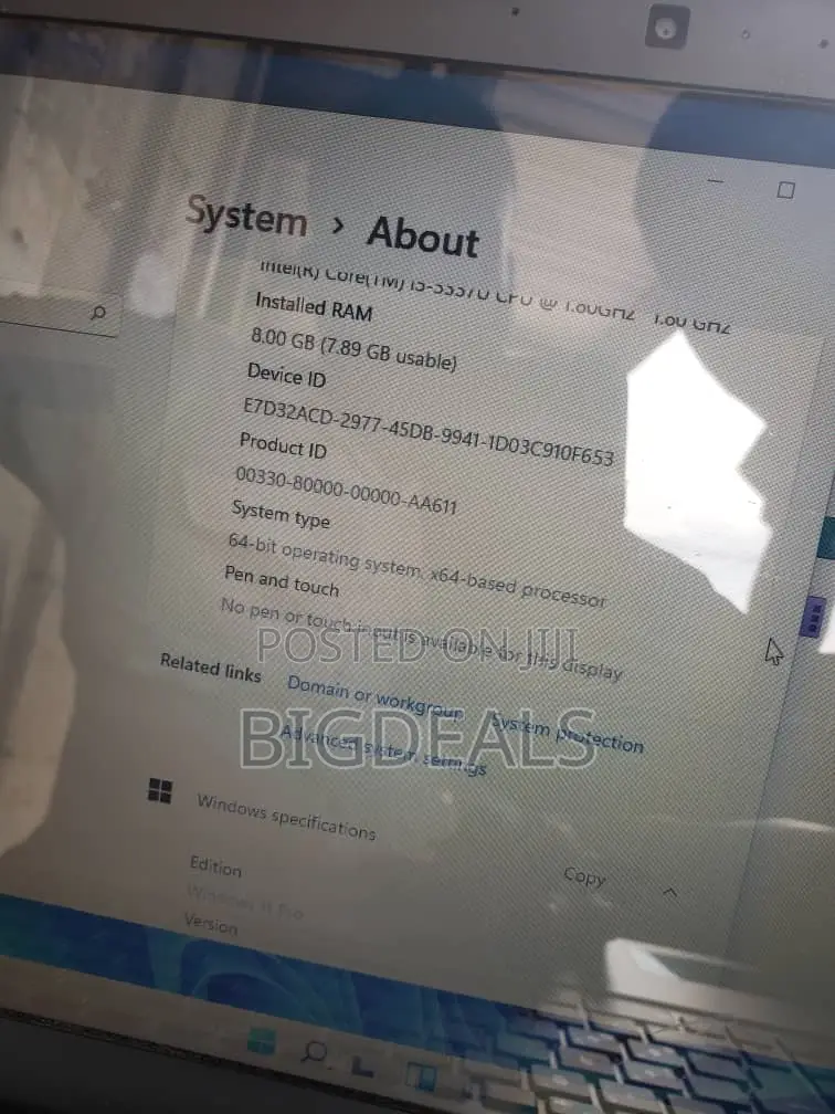 Laptop Asus ASUSPRO B9440UA 8GB Intel Core i5 HDD+SSD 1T