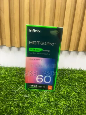 New Infinix Hot 60 Pro+ 256 GB Black