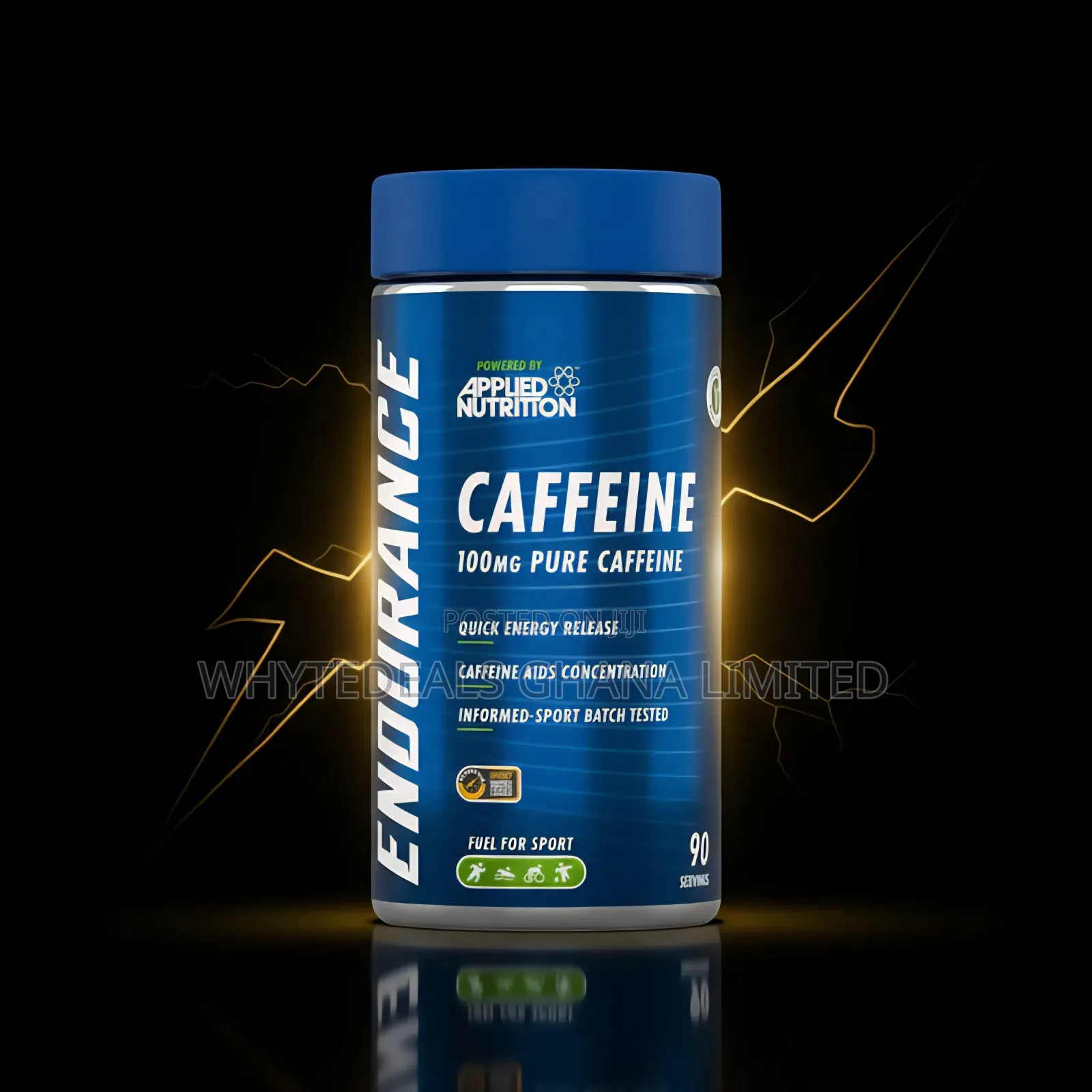 Applied Nutrition Endurance Caffeine| Quick Energy| Focus| Alertness