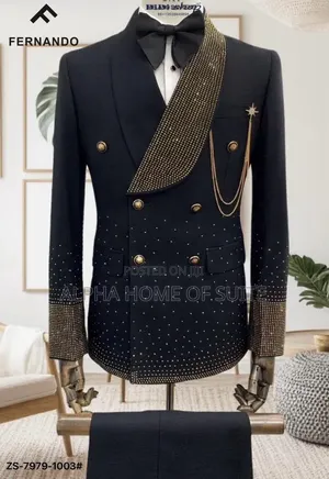 Stones Breasted Suit