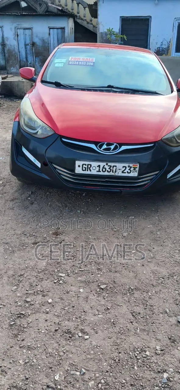 Hyundai Elantra 2014 Red
