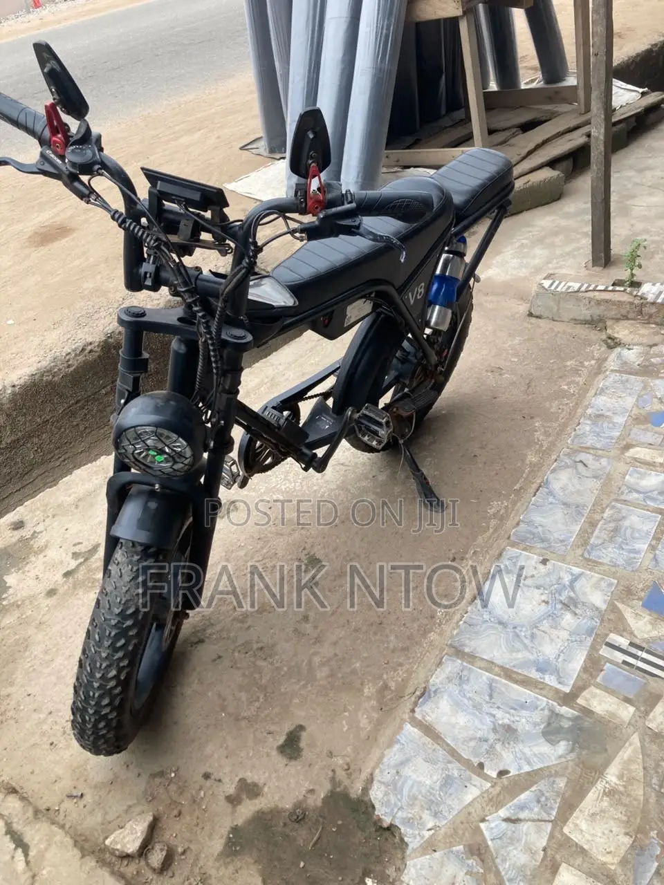 German Used V8 E-Bike With Two Batteries