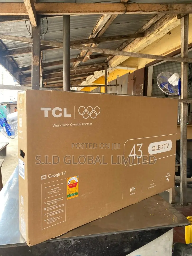 TCL 43 Inch Qled TV -43qled -4k Google TV -Hdr10 Original