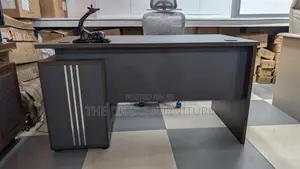 Luxury Two-Tone Executive Office Desk