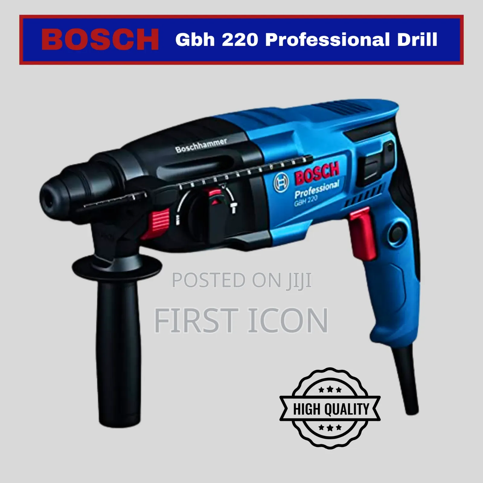 Bosch GBH 220 Rotary Hammer Drill – 720W SDS Plus