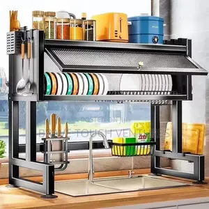 Over Sink Space Saving Dish Drainer Rack