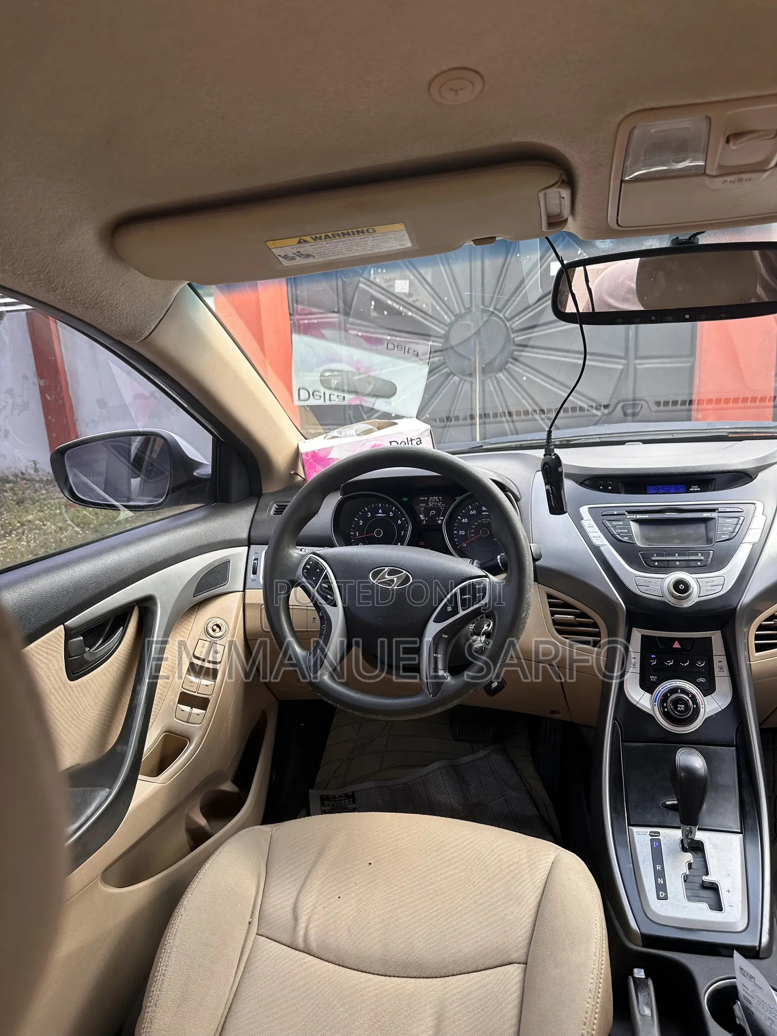 Hyundai Elantra GLS Sedan FWD (1.8L 4cyl 6A) 2013 White