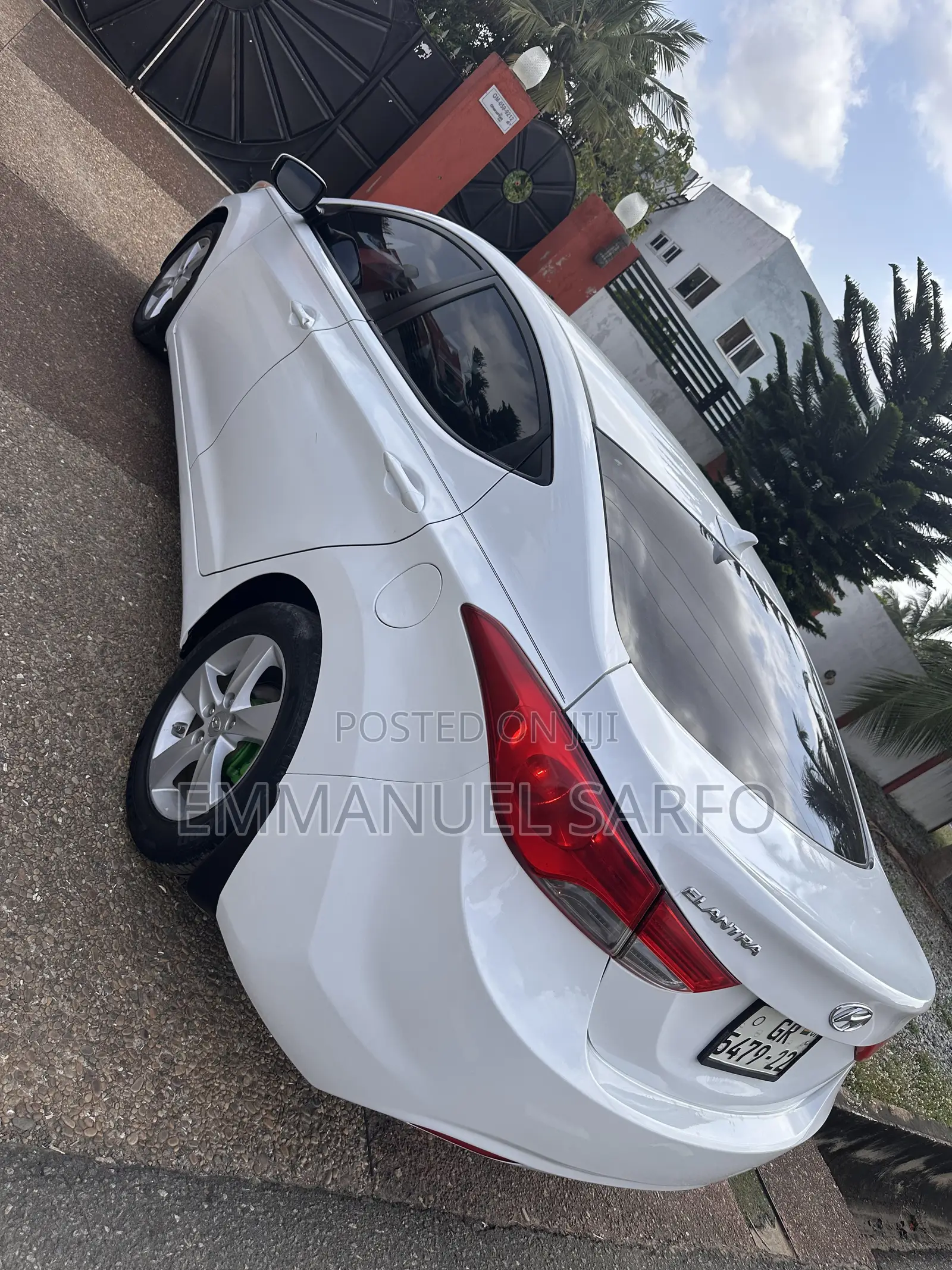 Hyundai Elantra GLS Sedan FWD (1.8L 4cyl 6A) 2013 White