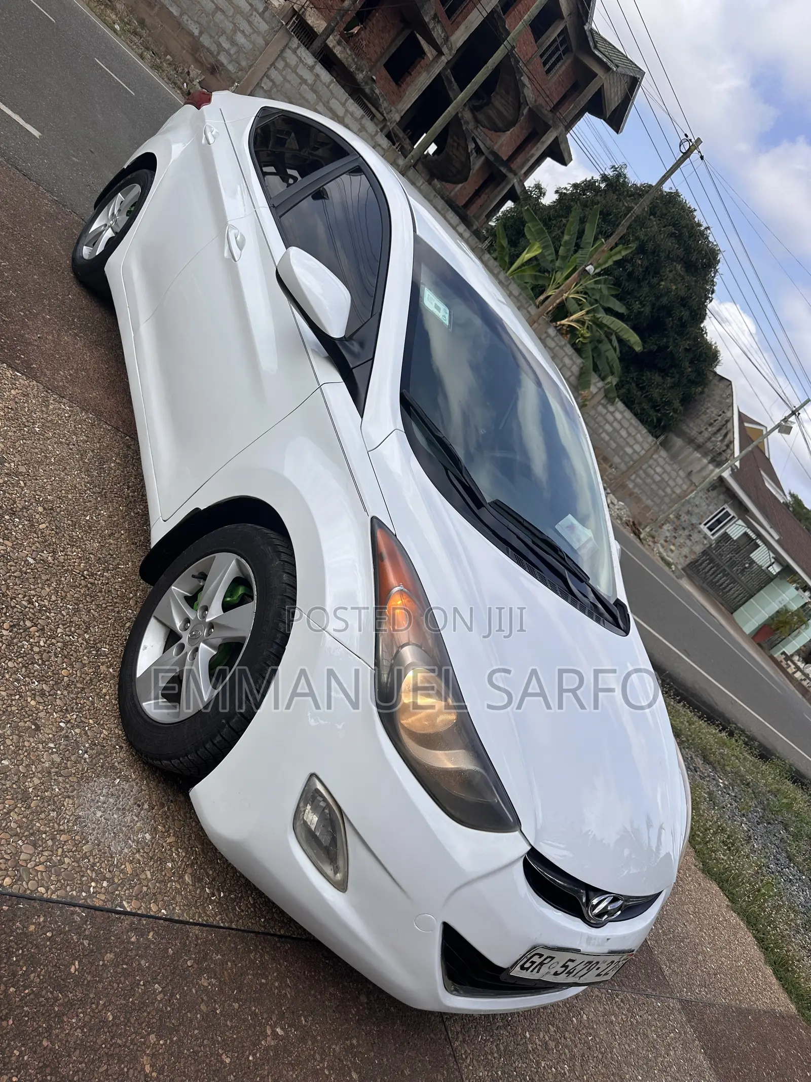 Hyundai Elantra GLS Sedan FWD (1.8L 4cyl 6A) 2013 White