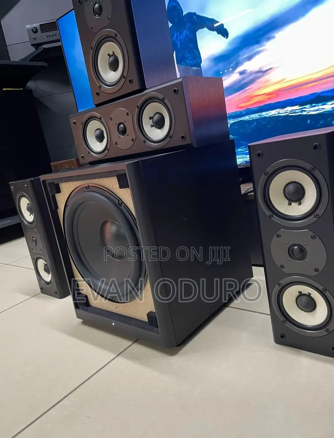 Powerful Onkyo Receiver 9.2Ch With 12inche Subwoofer UBS/BT/HDMI Radio