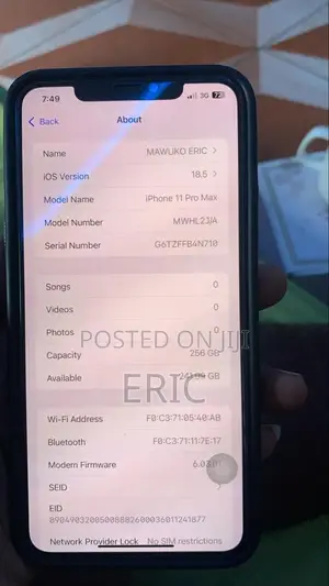 Apple iPhone 11 Pro Max 256 GB