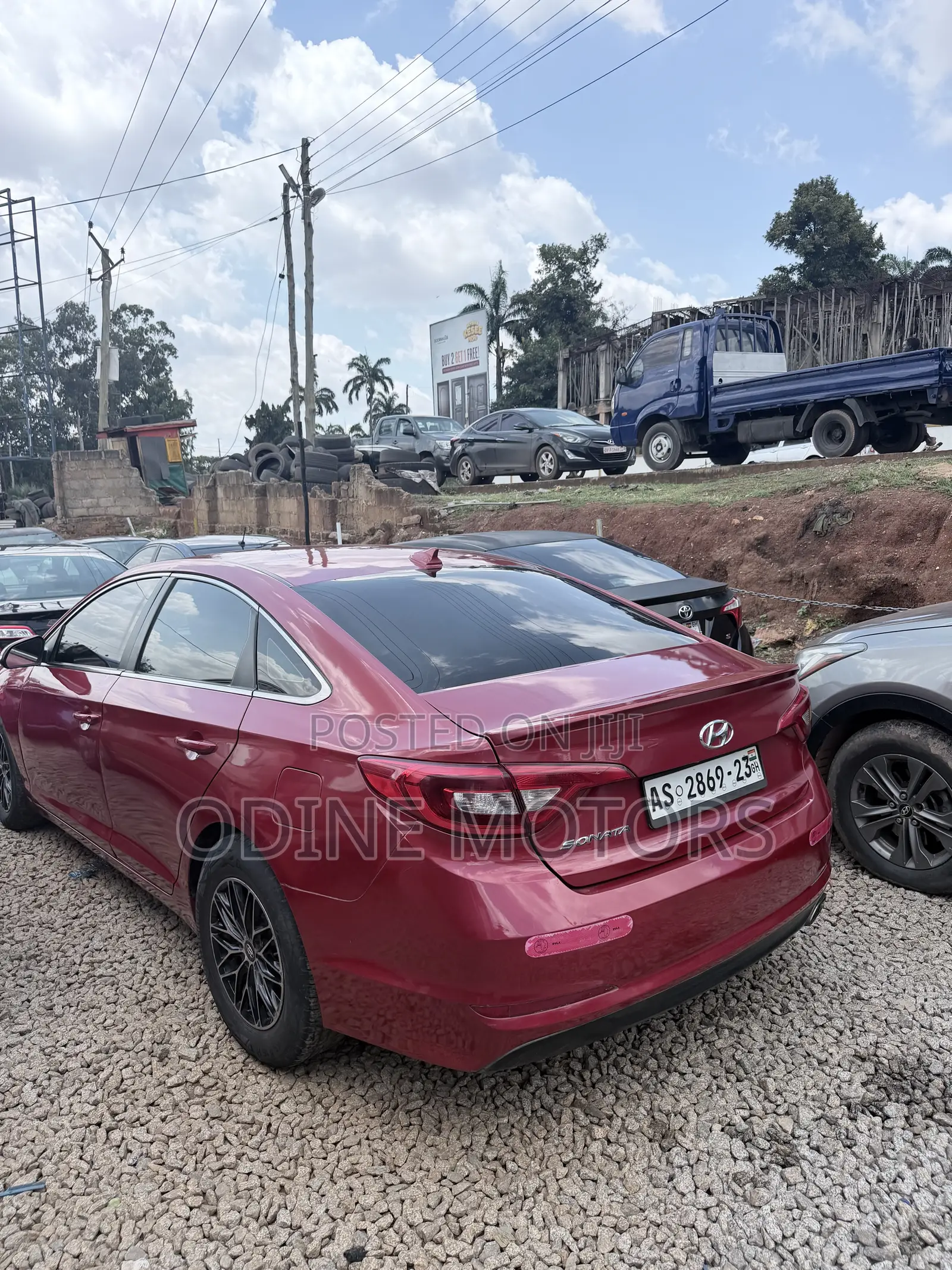 Hyundai Sonata ECO Sedan FWD (1.6L 4cyl 7A) 2017 Red