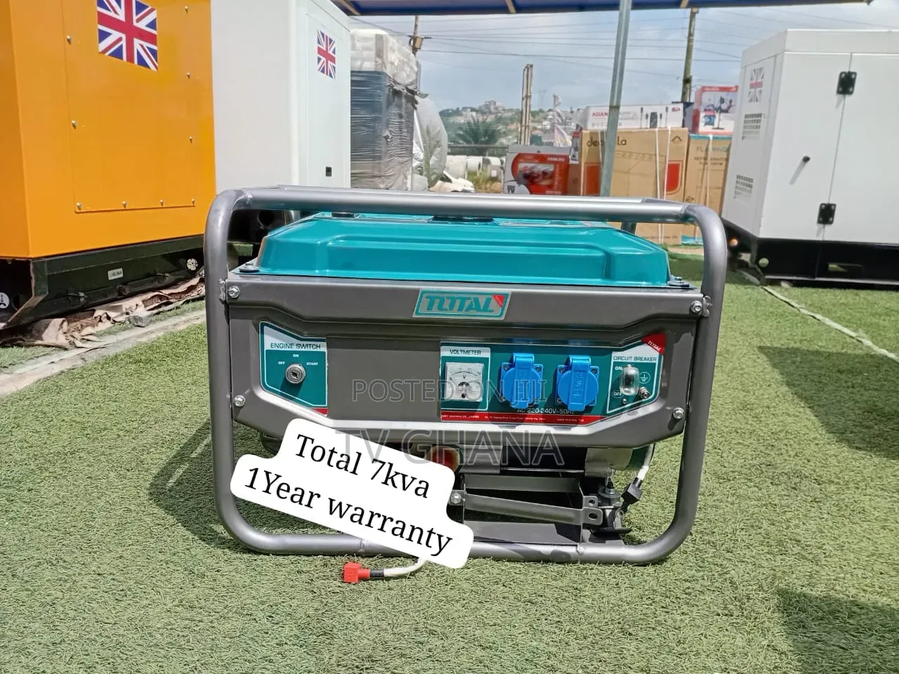 TOTAL 7.0KVA Generator – Super Quality Machine With Powerful 7kva