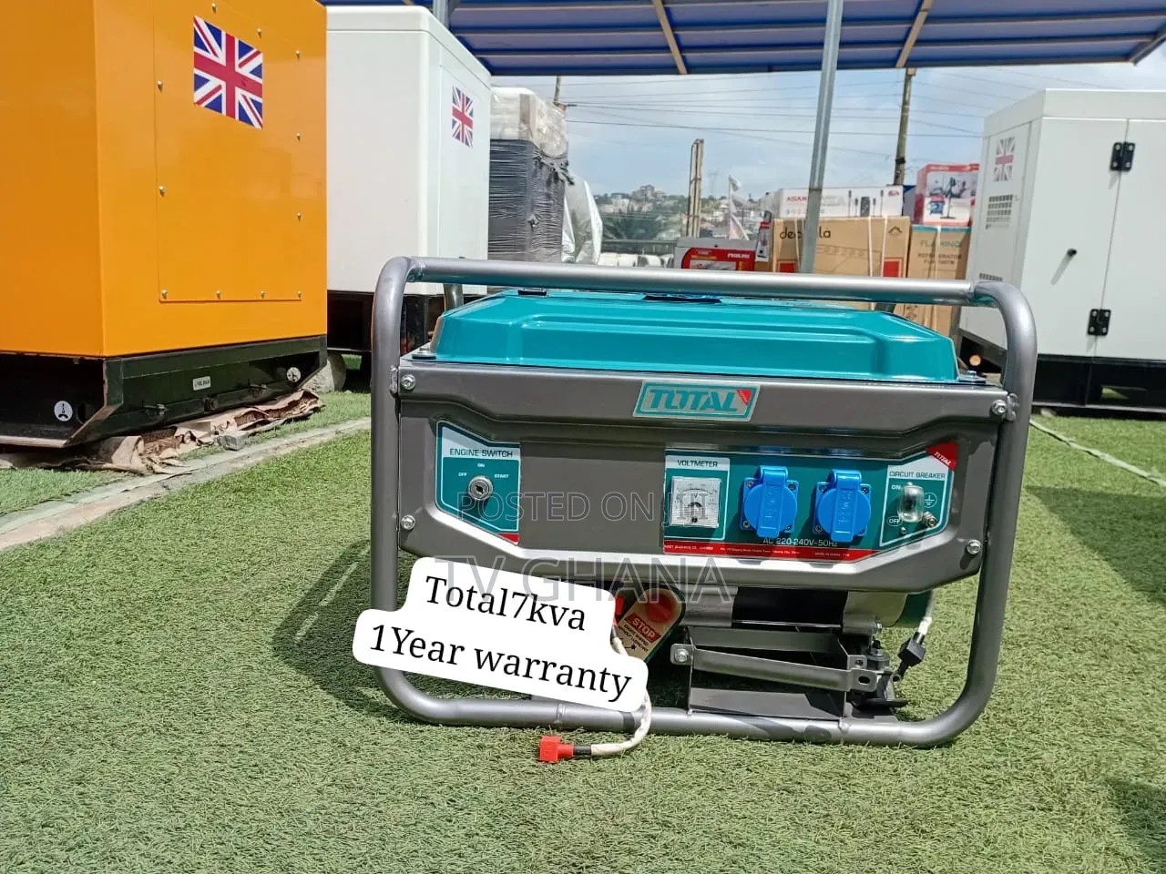 Original TOTAL 7KVA Petrol Generator – Reliable Power 7kva