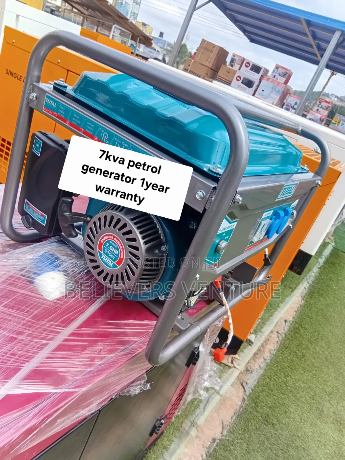Total 7kVA Petrol Generator – Dependable Power for Your Business