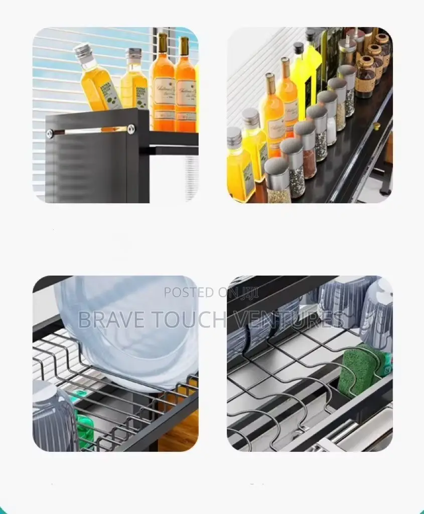 Over Sink Space Saving Dish Drainer Rack