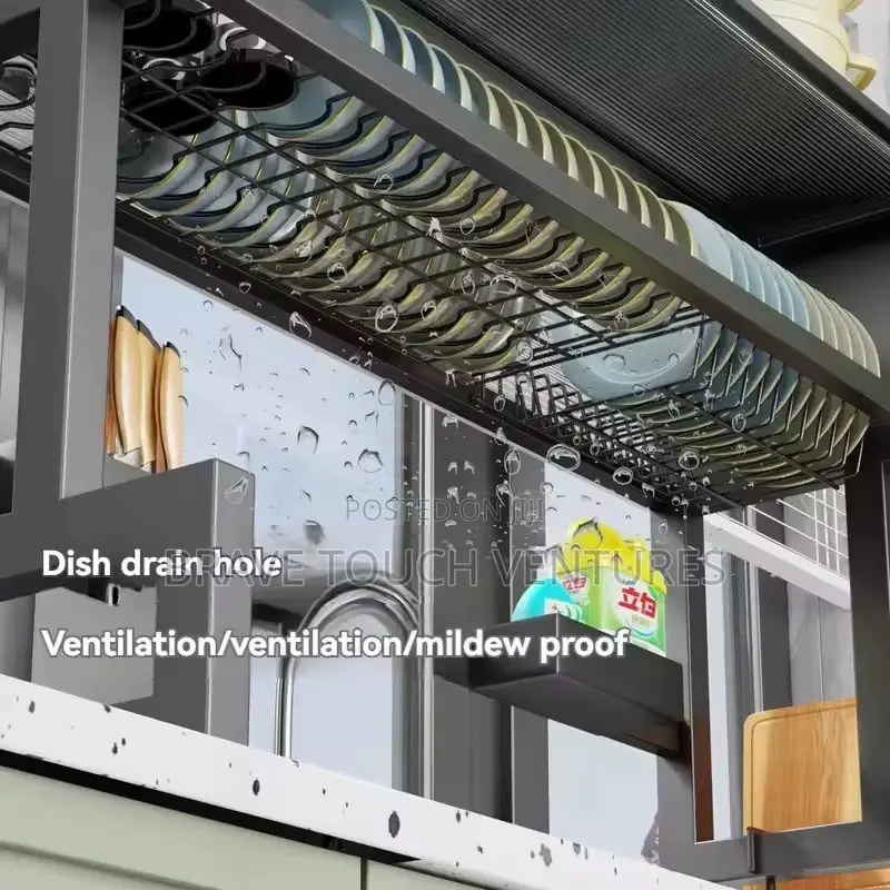 Over Sink Space Saving Dish Drainer Rack