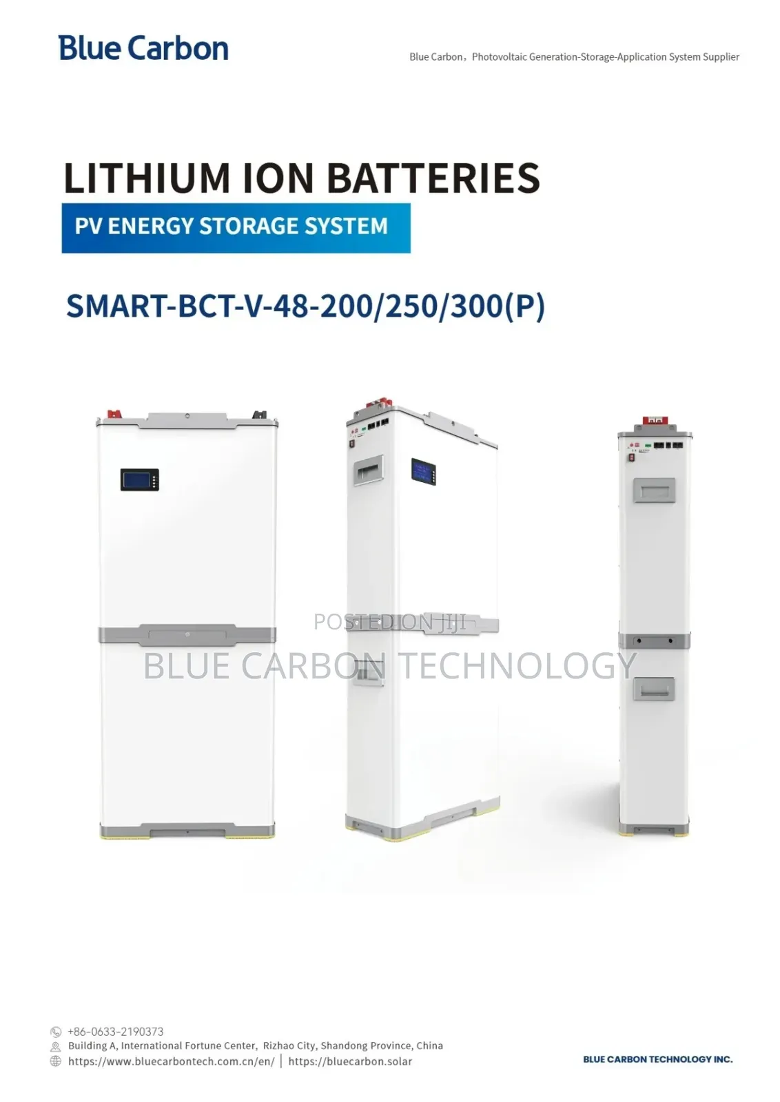 Blue Carbon Smart V48v 300ah Promo