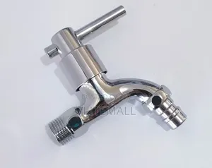 Chrome-Plated Brass Nozzle Bibcock Tap