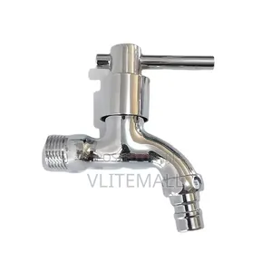 Chrome-Plated Brass Nozzle Bibcock Tap