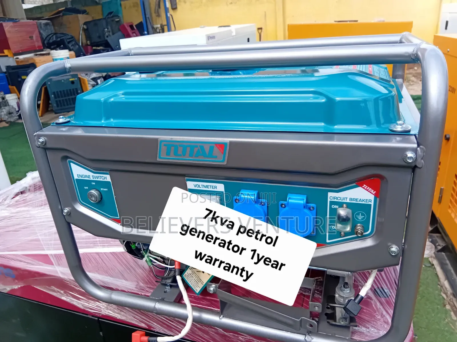 Total 7kVA Petrol Generator – Power Your Home With Confidence