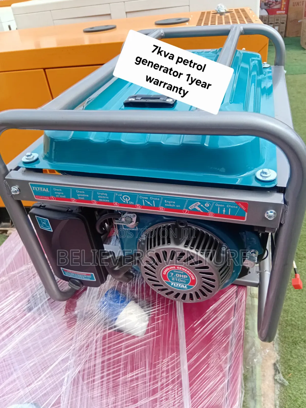Total 7kVA Petrol Generator – Reliable Energy for Daily Needs