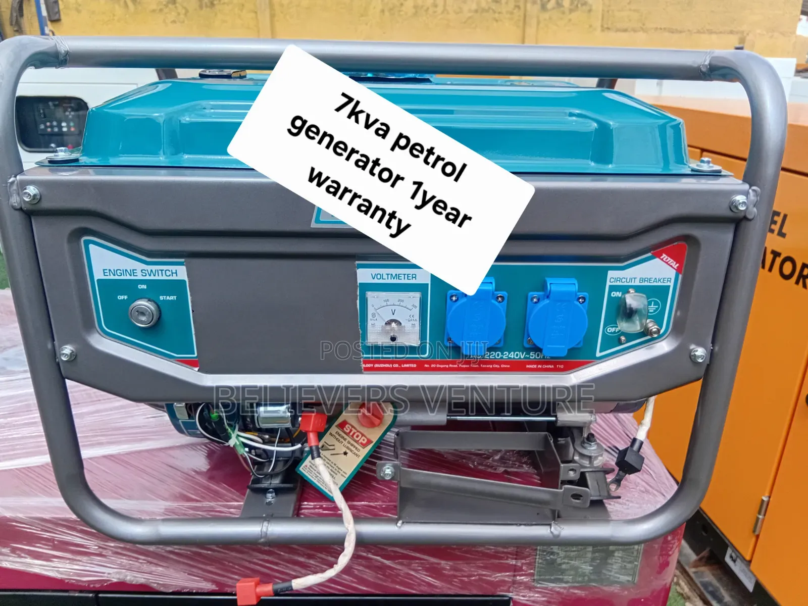Total 7kVA Generator – Excellent Power Support for Your Home