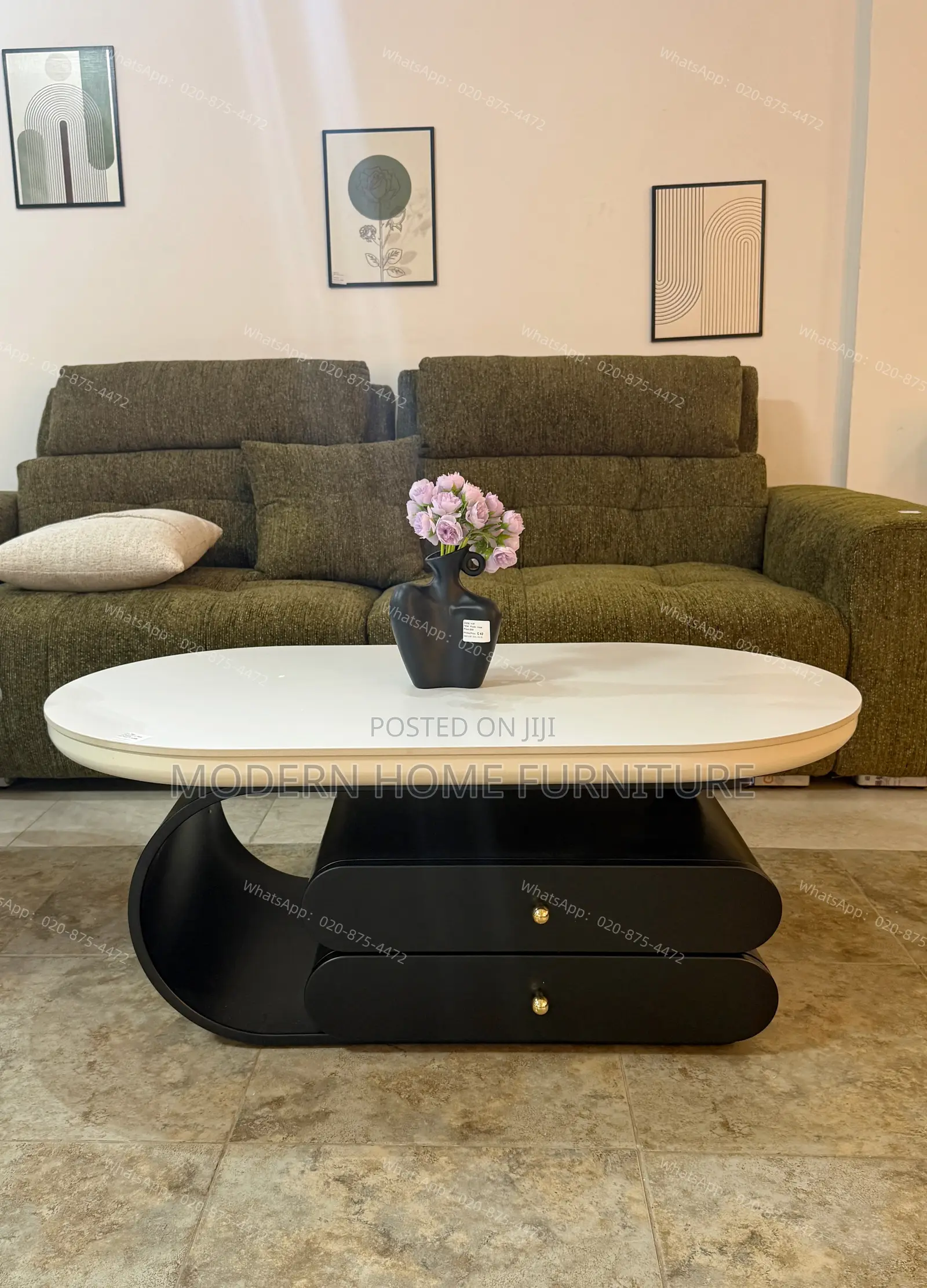 Luxury Artistic Coffee Table | Imported | Design | Only 1 Available!