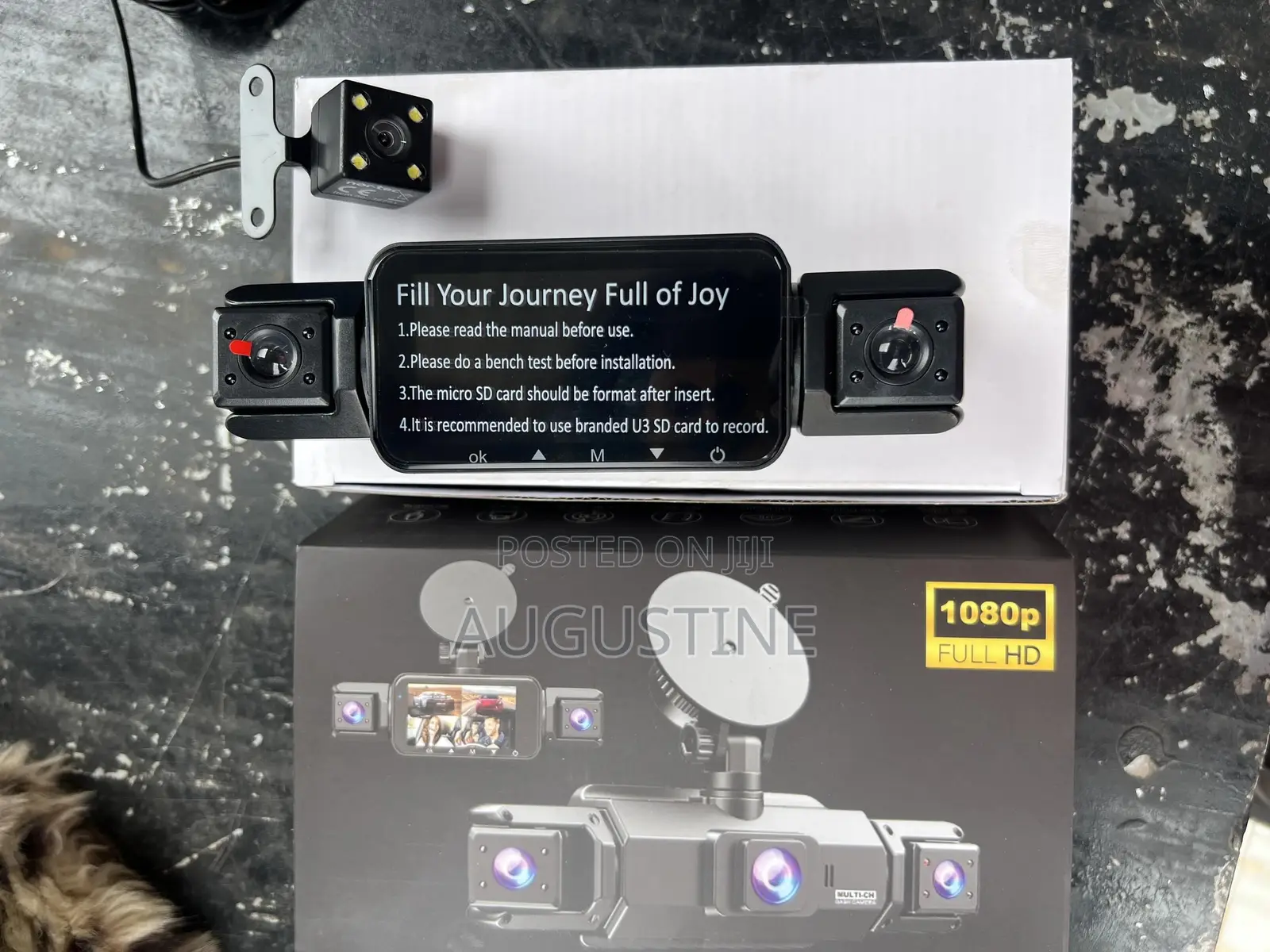 4-Channel 1080p Full HD Car Dash Cam